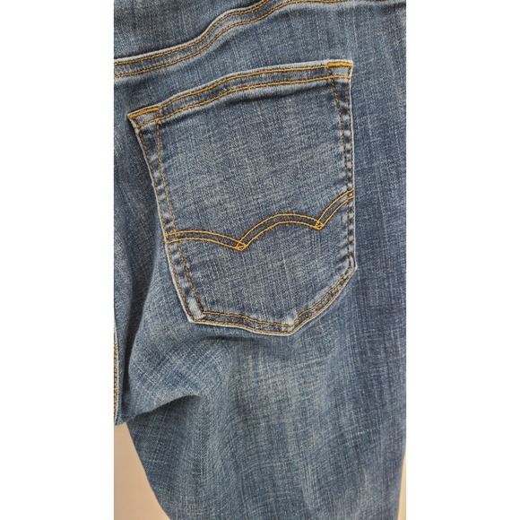 Mens American Eagle Oufitters Blue Jeans Slim Straigh Size 30x32 Next Level Flex - Picture 11 of 13